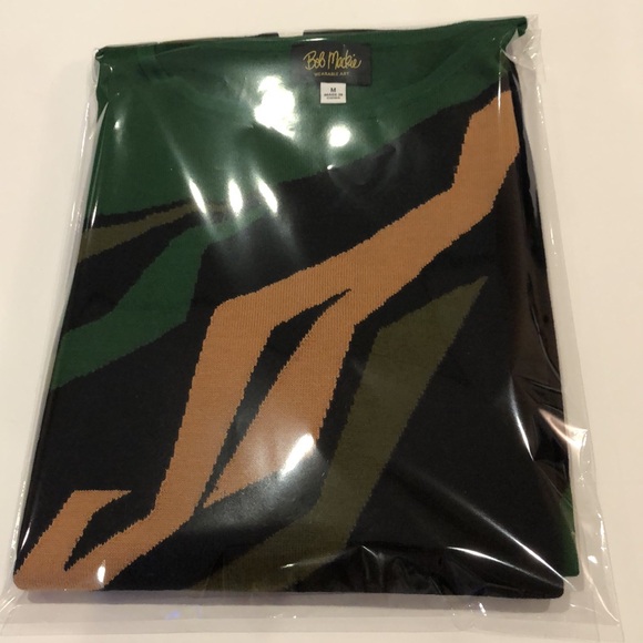 Bob Mackie  Wearable Art Abstract Tunic Sweater - NWOT - Pristine Condition - Picture 7 of 7